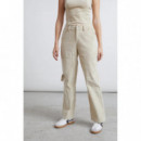 Pantalones Mujer Pantalón 24COLOURS Pana Beige 60844A