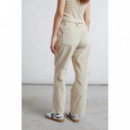 Pantalones Mujer Pantalón 24COLOURS Pana Beige 60844A