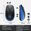 Raton LOGITECH M190 Wireless Blue