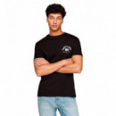 Camiseta Tommy Reg Outdoors Take a Hike Negro  TOMMY JEANS