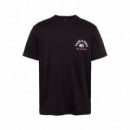 Camiseta Tommy Reg Outdoors Take a Hike Negro  TOMMY JEANS