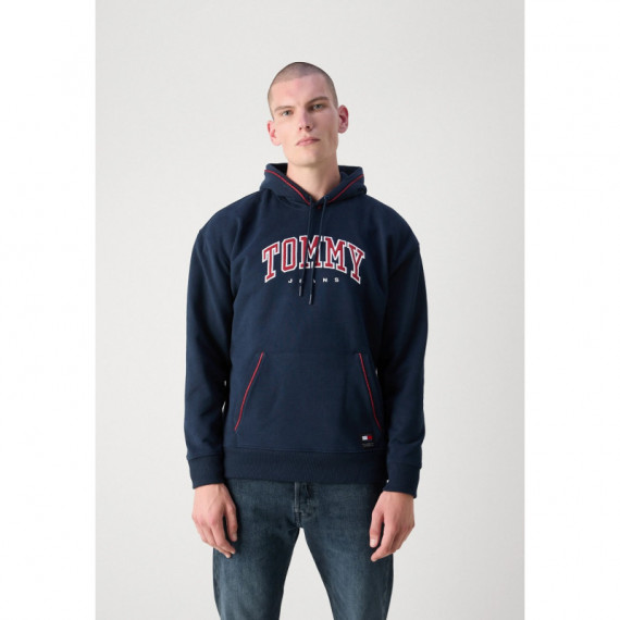 Suéter Tommy Rlx Varsity Pipping Navy  TOMMY JEANS