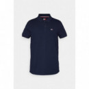 Polo Tommy Tjm Slim Placket Navy  TOMMY JEANS