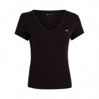 Camiseta Essential con Cuello de Pico  TOMMY HILFIGER