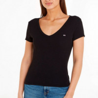 Camiseta Essential con Cuello de Pico  TOMMY HILFIGER