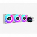 Ventilador HIDITEC Kit Refrigeracion Liquida LQ360 Rgb 120MM Blanco LDCR10001