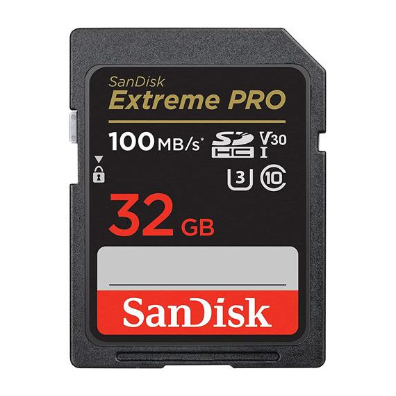 SANDISK Tarjeta Memoria Sdhc Uhs-i 32GB Extreme Pro, 4K, Uhd, 100MB/S 633X