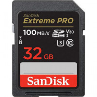 SANDISK Tarjeta Memoria Sdhc Uhs-i 32GB Extreme Pro, 4K, Uhd, 100MB/S 633X