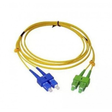 LAPARA CABLE FIBRA OPTICA SINGLEMODE 9/125 DUPLEX APC/APC 1M