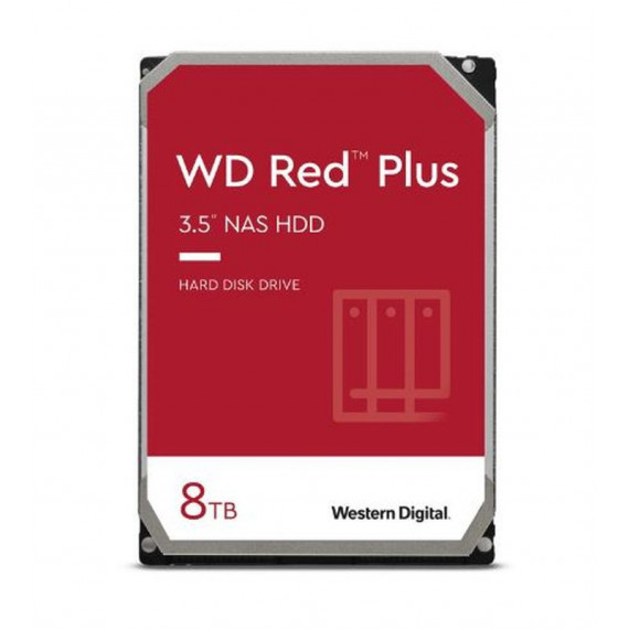 WESTERN DIGITAL Disco Duro 8TB 3.5  Serie Red Plus Sata