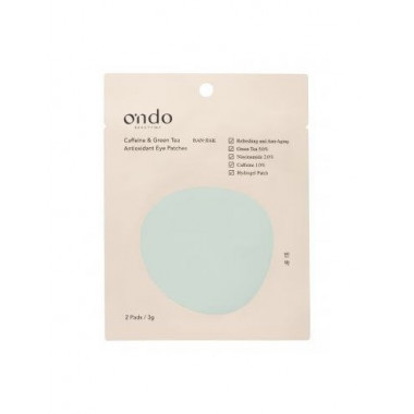 ONDO CAFEINE GREEN TEA EYE PATCHES 2 UNDS