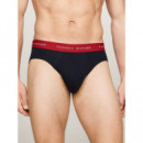 5P Brief Wb White/vib Indigo/dark Mag/de  TOMMY HILFIGER