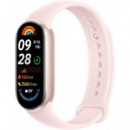 XIAOMI Pulsera Actividad MI Smart BAND 9 Rosa Monitor Sueño, Ritmo Cardiaco, Resistente al Agua