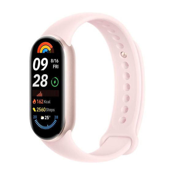 XIAOMI Pulsera Actividad MI Smart BAND 9 Rosa Monitor Sueño, Ritmo Cardiaco, Resistente al Agua