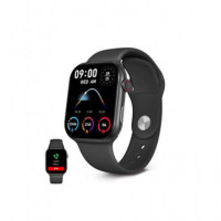 KSIX Reloj Smartwatch URBAN5  Negro Ritmo Cardiaco,calorias,monitor Sueño,carga Magnetica