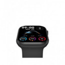 KSIX Reloj Smartwatch URBAN5  Negro Ritmo Cardiaco,Calorias,Monitor Sueño,Carga Magnetica