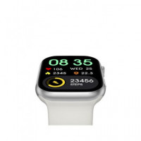 KSIX Reloj Smartwatch URBAN5 Blanco Ritmo Cardiaco,calorias,monitor Sueño,carga Magnetica