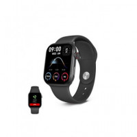 KSIX Reloj Smartwatch Urban MINI5 Negro,calorias,notificaciones,asistente por Voz,juegos