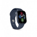 KSIX Reloj Smartwatch URBAN5 Azul Ritmo Cardiaco,Calorias,Monitor Sueño,Carga Magnetica