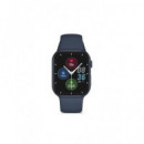 KSIX Reloj Smartwatch URBAN5 Azul Ritmo Cardiaco,Calorias,Monitor Sueño,Carga Magnetica