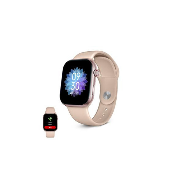 KSIX Reloj Smartwatch URBAN MINI5 Rosa,Calorias,Notificaciones,Asistente Por Voz,Juegos