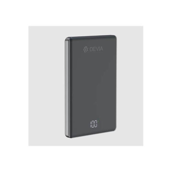 DEVIA Bateria Externa 5000mah Magnetica 15W Con Tipo C Gris