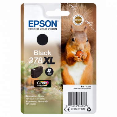 EPSON Cartucho Tinta T3791 Negro Nº 378XL