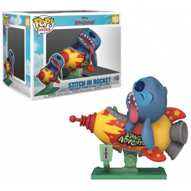 Funko POP Stitch en cohete Disney 102