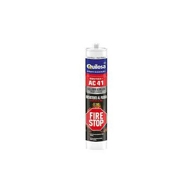 Sellador de Poliuretano Sintex AC-41 Fire-stop Gris Perla Cartucho 300 Ml