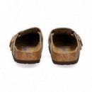 Zueco Engrasado Marron  BIRKENSTOCK