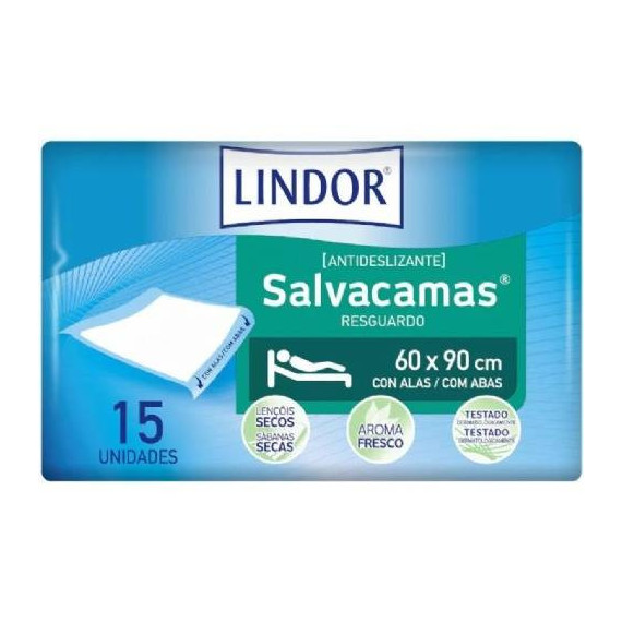 Lindor Salvacamas 60X90 con Alas 15 Uds.  HARTMANN