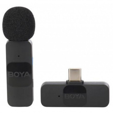 BOYA BY-V10 Micrófono Lavalier Inalámbrico Con usb-c