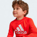 Chándal Essentials Logo Fleece Terry Kids  ADIDAS