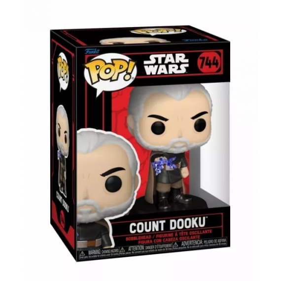 FUNKO Pop Conde Dooku Star Wars 744