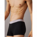 Tripack Low Rise Trunk B- Blk, Hemisphere Bl,  CALVIN KLEIN