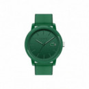 2011170 Relojes LACOSTE Hombre 12.12 3 Ag Caja TR90 42MM Bis Verd Mate Esf Verd C/petit Pi