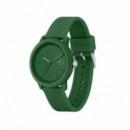 2011170 Relojes LACOSTE Hombre 12.12 3 Ag Caja TR90 42MM Bis Verd Mate Esf Verd C/petit Pi