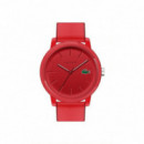 2011173 Relojes LACOSTE Hombre 12.12 3 Ag Caja TR90 42MM Bis Rj Mat Esf Rj C/petit Piqué