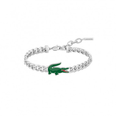 2040226 Bisuteria Lacoste Hombre Arthur  Acero Plata