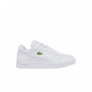 43SMA002321G Zapatillas LACOSTE Hombre Men's LACOSTE T-clip Leather And Synthetic Sneakers