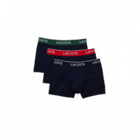 5H3401HY0 Calzoncillo Boxer LACOSTE 5H3401 - Pack Trunk