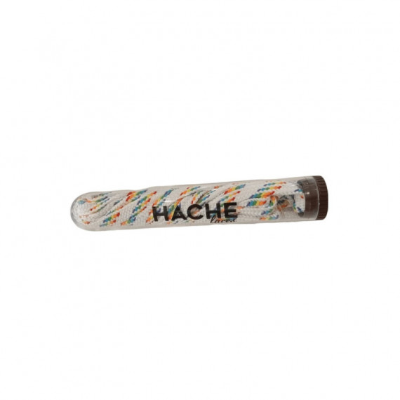 Hache laces CORDONES  PLANOS BLANCO ARCOIRIS Cordones planos blanco arcoiris 120 r32p7