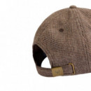 129642 Gorras SILBON Hombre Pata de Gallo Marron