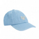 129648 Gorras SILBON Hombre Lavada Raquetas Denim