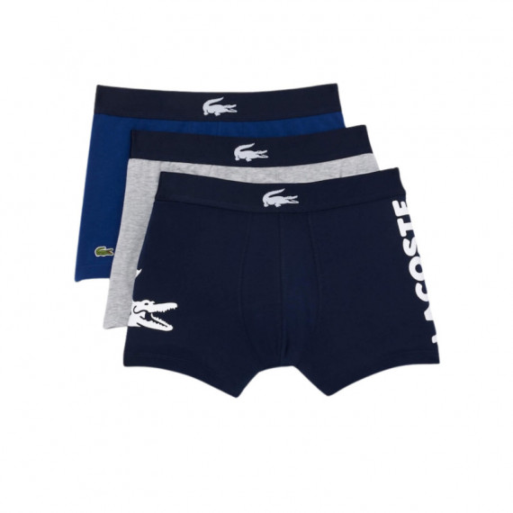 5H1803BCK Calzoncillos LACOSTE Hombre 3 Packs Trunk