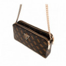 GUESS Bandolera Eco Erica Marrón HWEQG9 51012-BNL