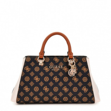 GUESS Satchel Evelune Marrón HWPC93 53060-MOM