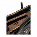 GUESS Satchel Cresidia Negro HWPG93 49070-BLA