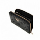 GUESS Monedero Cresidia Negro SWPG93 49140-BLA