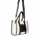 Bolso Shopper Pequeño Bicolor  LOLA CASADEMUNT